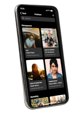 Employee screen left